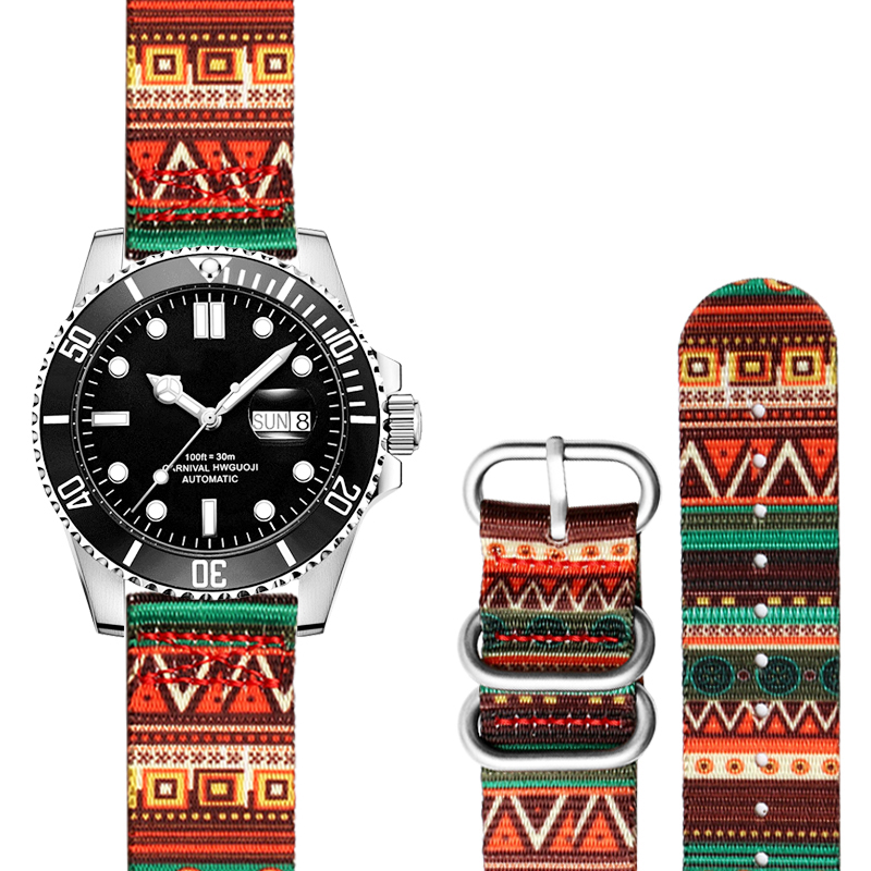 Nato Strap Nylon - Pulseira de relógio de nylon resistente,