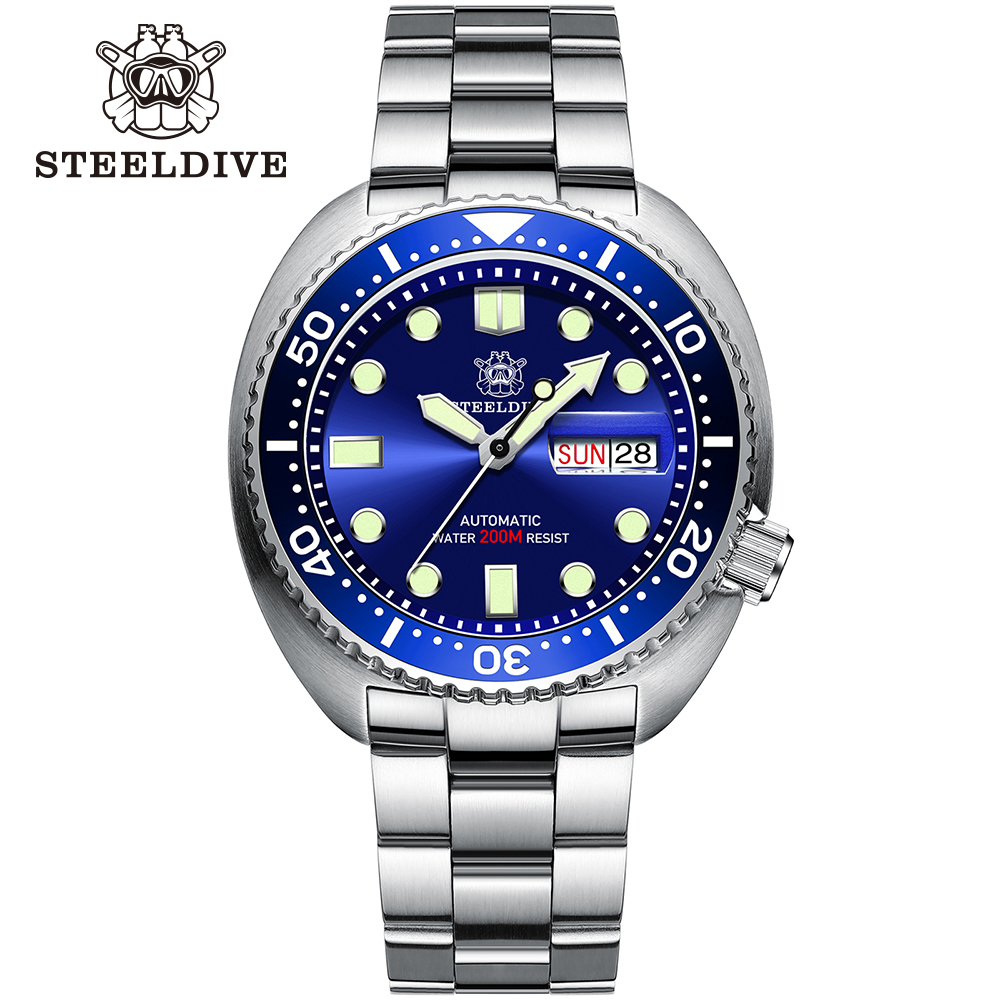 Seiko Watch Prospex - STEELDIVE Marca SD1972 45mm Vidro Safira