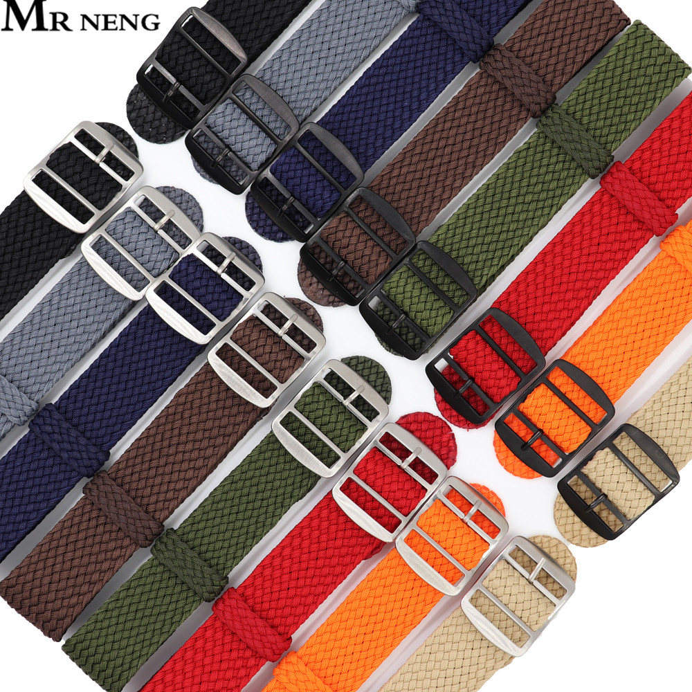 Perlon Strap Woven - Pulseira de relógio 18 20 22mm