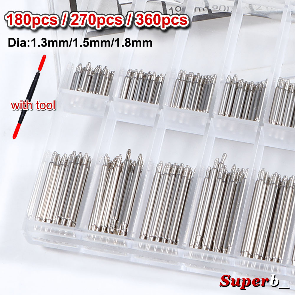 Spring Bar Tool Set - 360 peças de Pinos de Mola