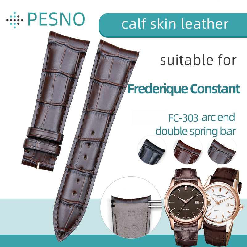 Curved Spring Bar - PESNO Pulseiras de relógio de couro