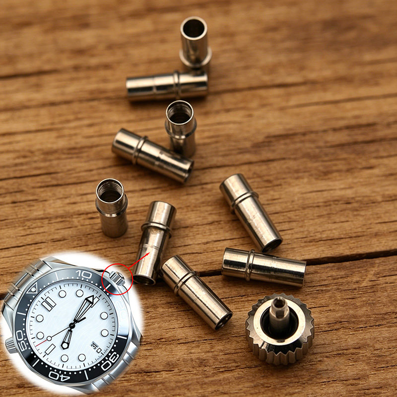 Omega Watch Seamaster - Coroa e Tubo da Coroa em