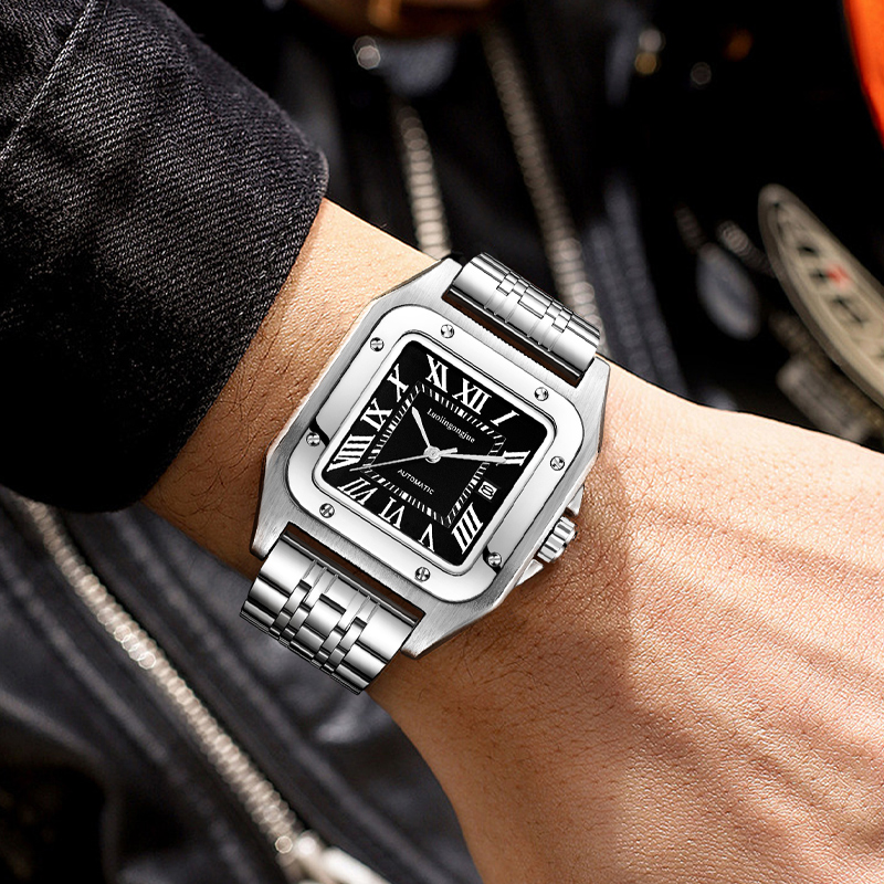 Cartier Watch Tank - Relógio Mecânico Automático de Luxo de