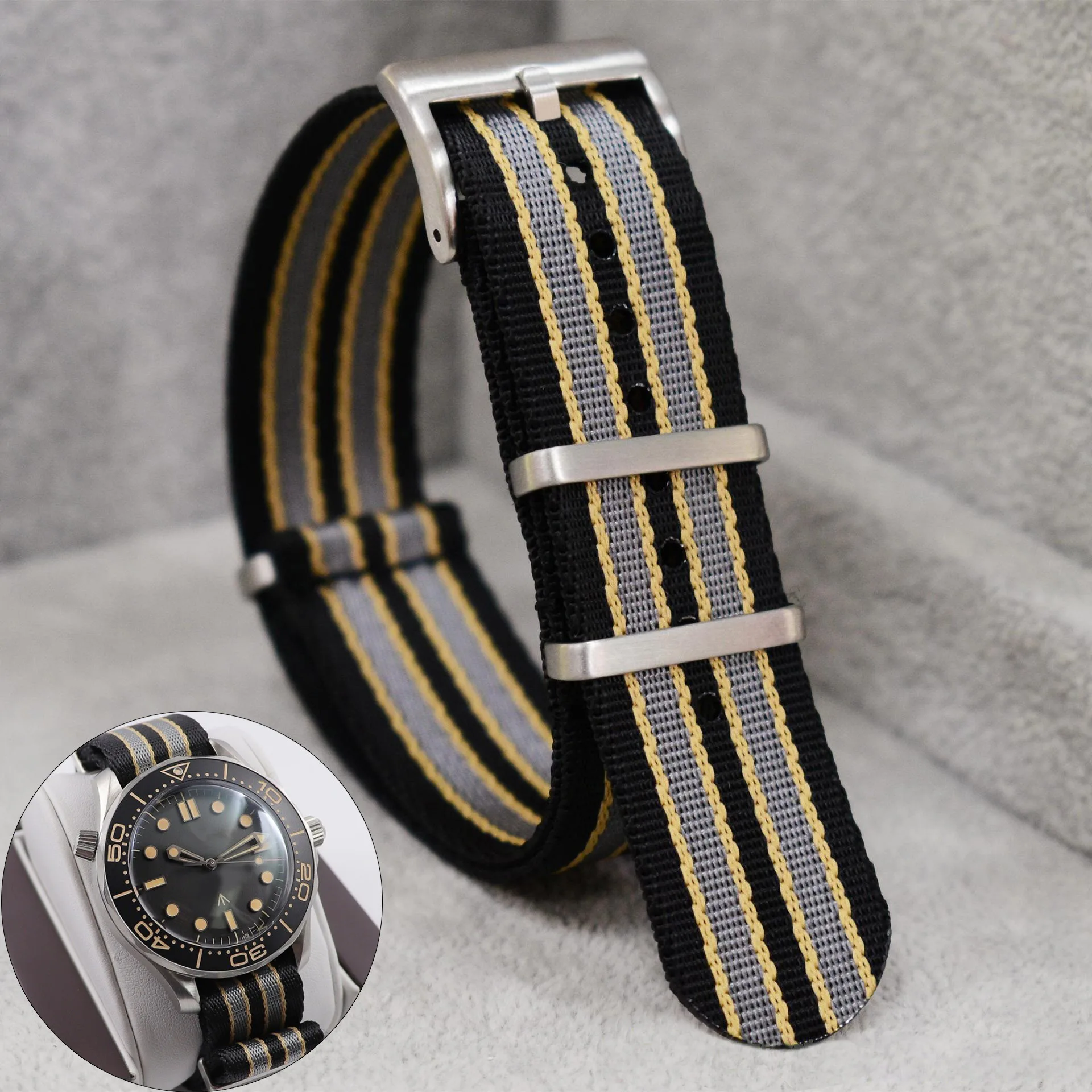 Nato Strap Nylon - Pulseira de relógio de nylon de