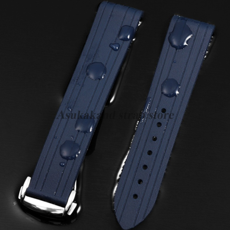 Pulseira de silicone de borrac - Omega Watch Seamaster avaliação e preço