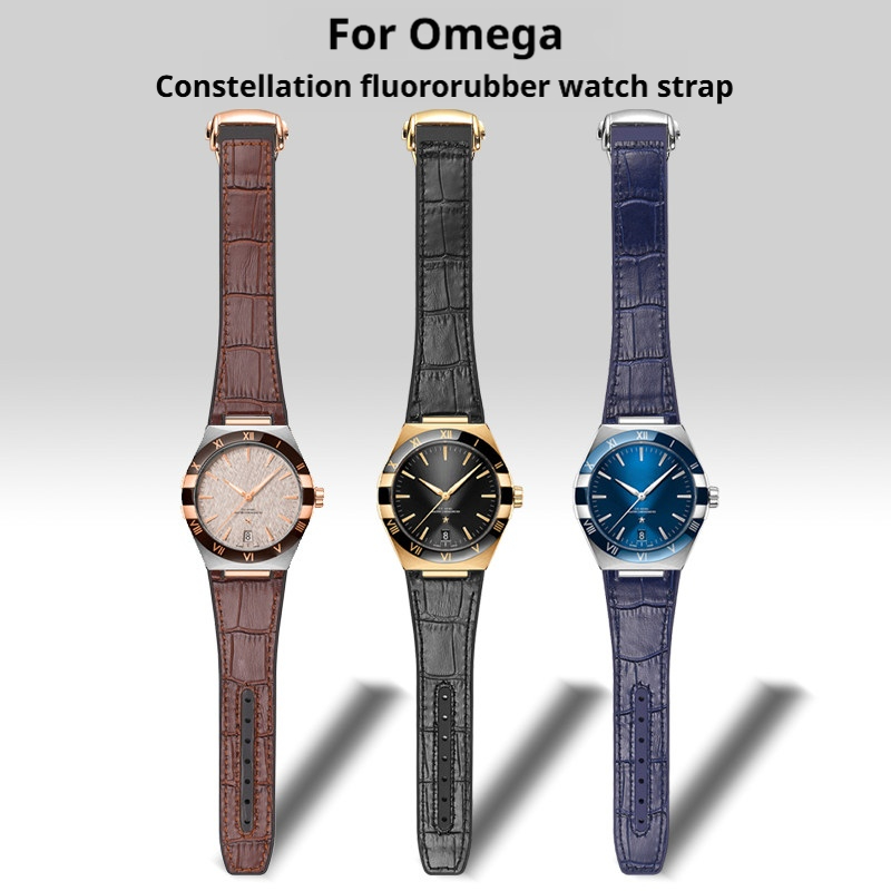 Pulseira de relógio em couro l - Omega Watch Constellation avaliação e preço