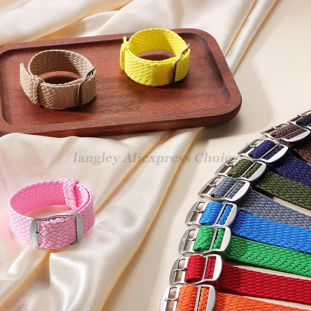 14mm 16mm 18mm 20mm 22mm tecid - Perlon Strap Woven avaliação e preço