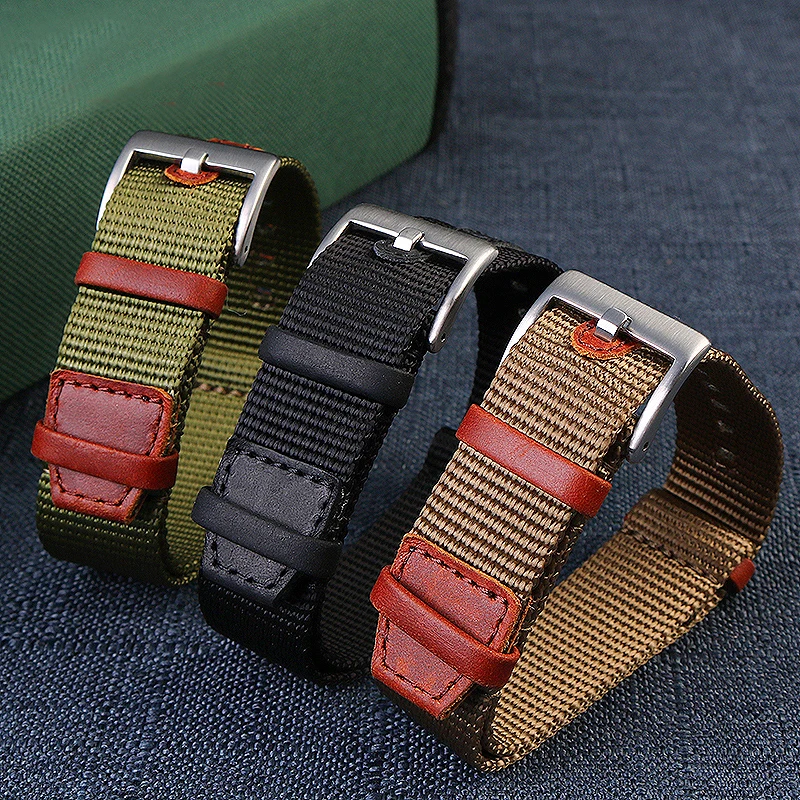 Alta qualidade náilon 20mm 22m - Nato Strap Nylon avaliação e preço