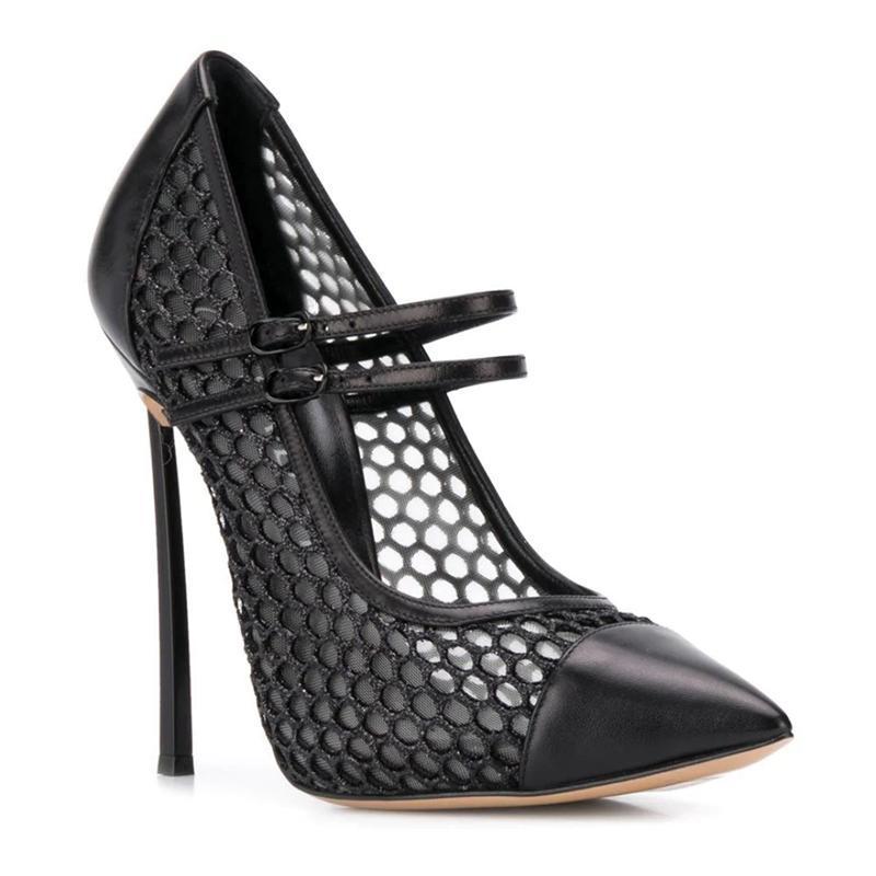 Sexy malha retalhos apontou to - Mesh Strap Metal avaliação e preço