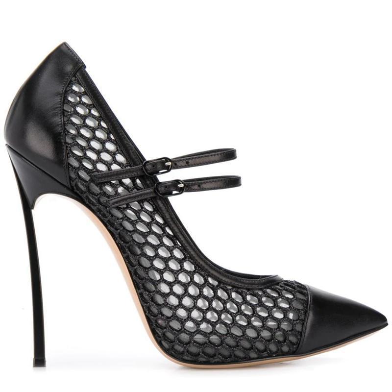 Sexy malha retalhos apontou to - Mesh Strap Metal avaliação e preço