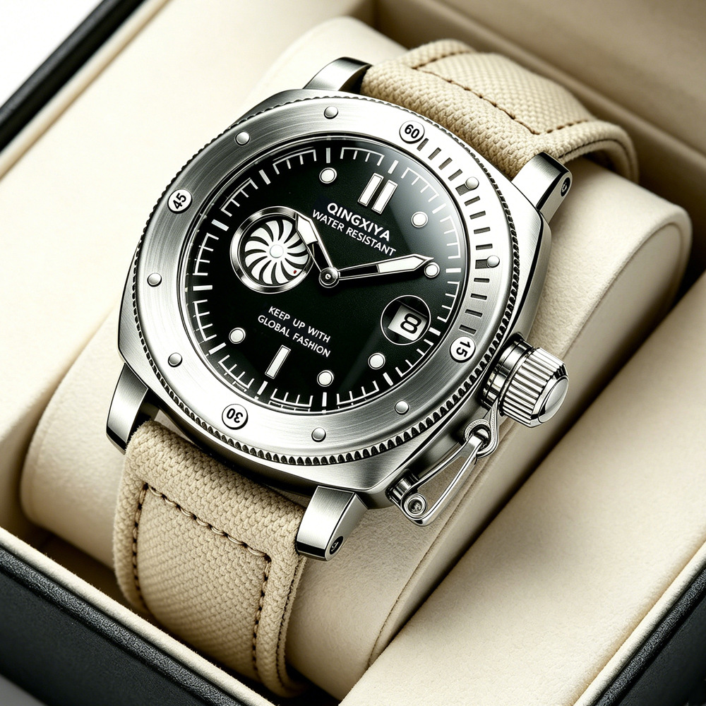 Relógios de Quartzo com Pulsei - Canvas Strap Watch avaliação e preço