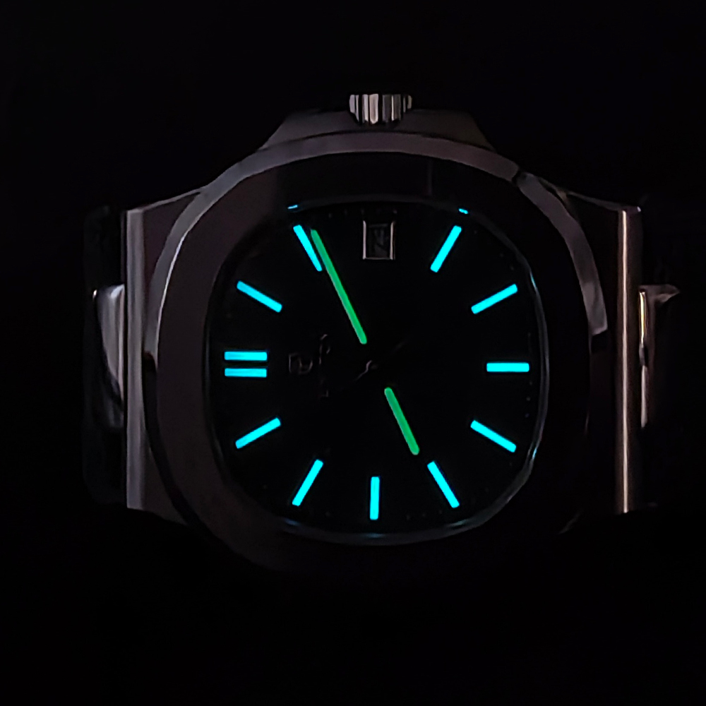 Relógio Mecânico ENITON 38mm c - Canvas Strap Watch avaliação e preço