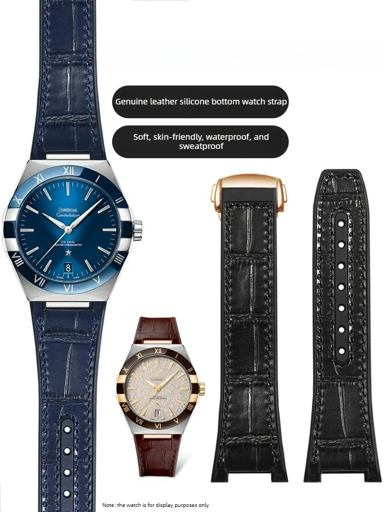 Pulseira de Relógio em Couro e - Omega Watch Constellation avaliação e preço