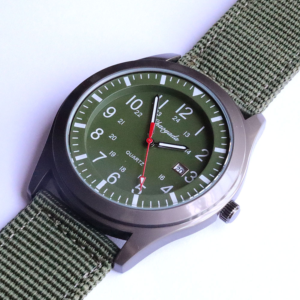 Relógio de Quartzo Masculino d - Canvas Strap Watch avaliação e preço