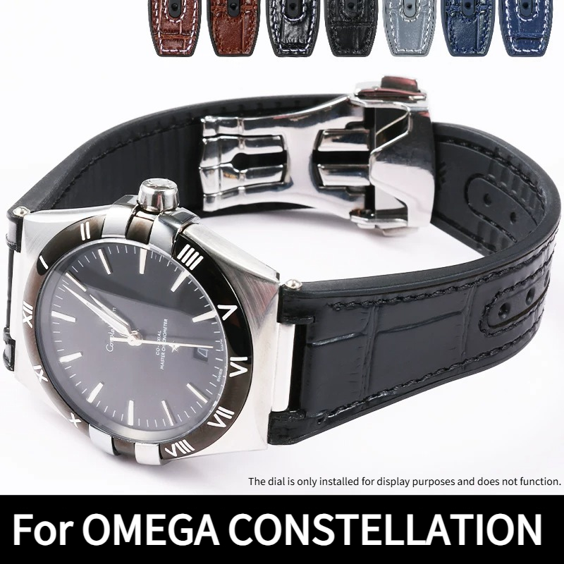 Pulseira de relógio de couro g - Omega Watch Constellation avaliação e preço