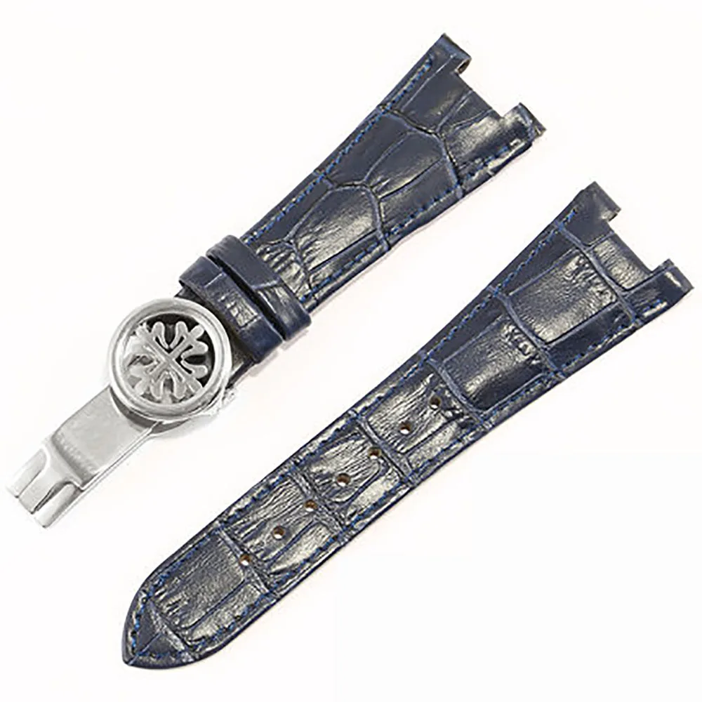 Pulseira de relógio de couro c - Patek Philippe Watch Nautilus avaliação e preço