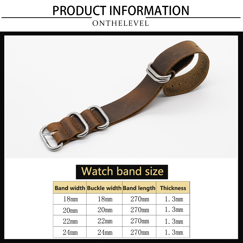 Pulseira de relógio de couro g - Nato Strap Nylon avaliação e preço