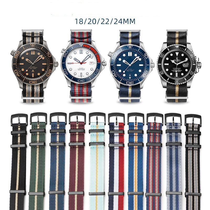 Pulseira de nylon superior par - Nato Strap Nylon avaliação e preço