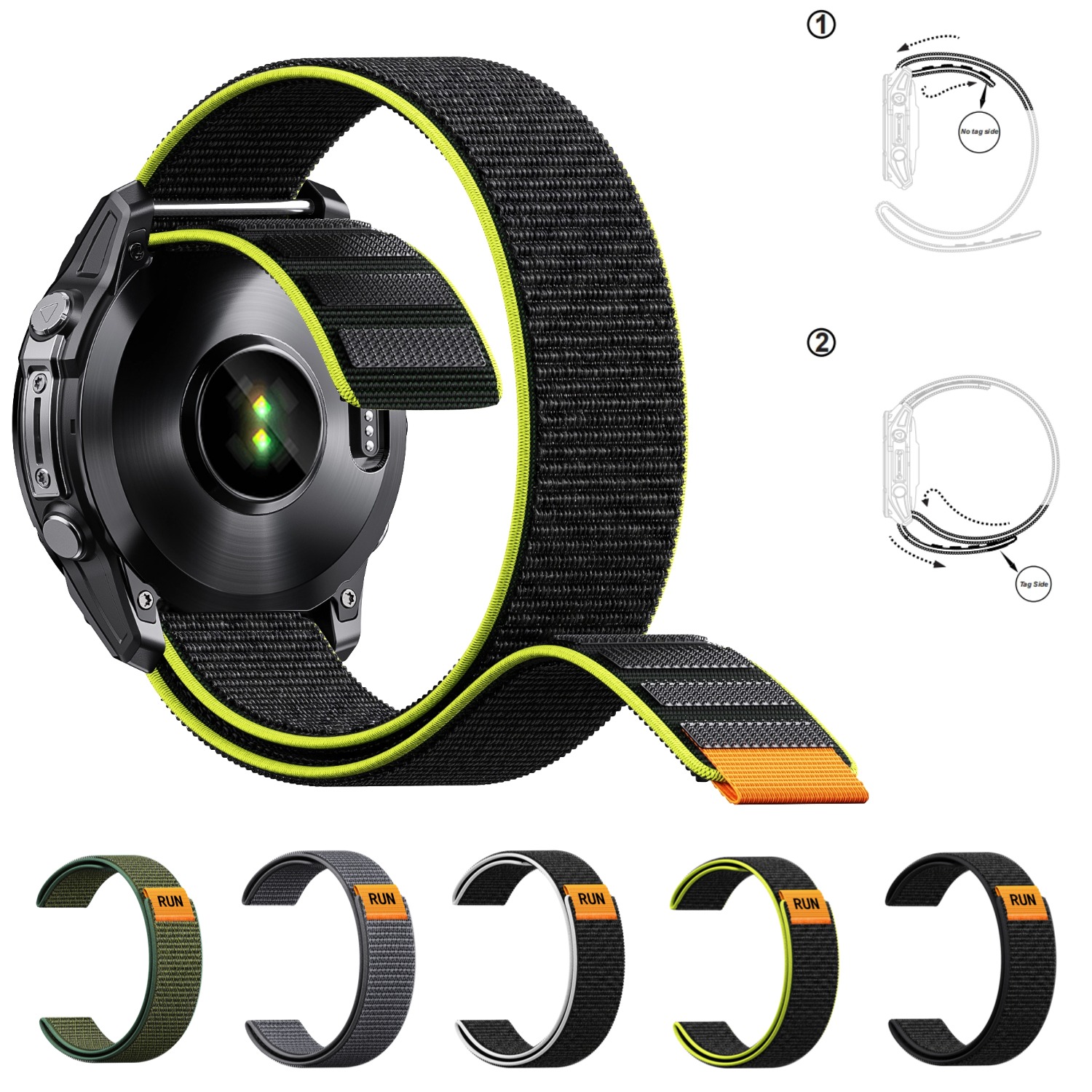 Pulseira de Relógio Ultra Leve - Sport Loop Velcro avaliação e preço