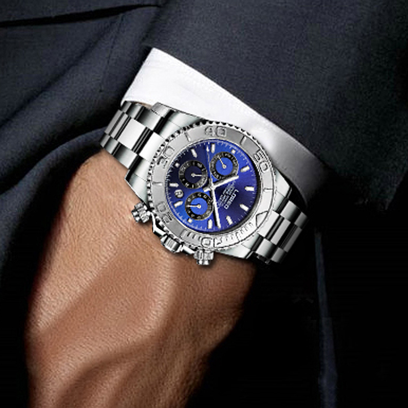 À prova dwaterproof água 200m  - Cartier Watch Tank avaliação e preço
