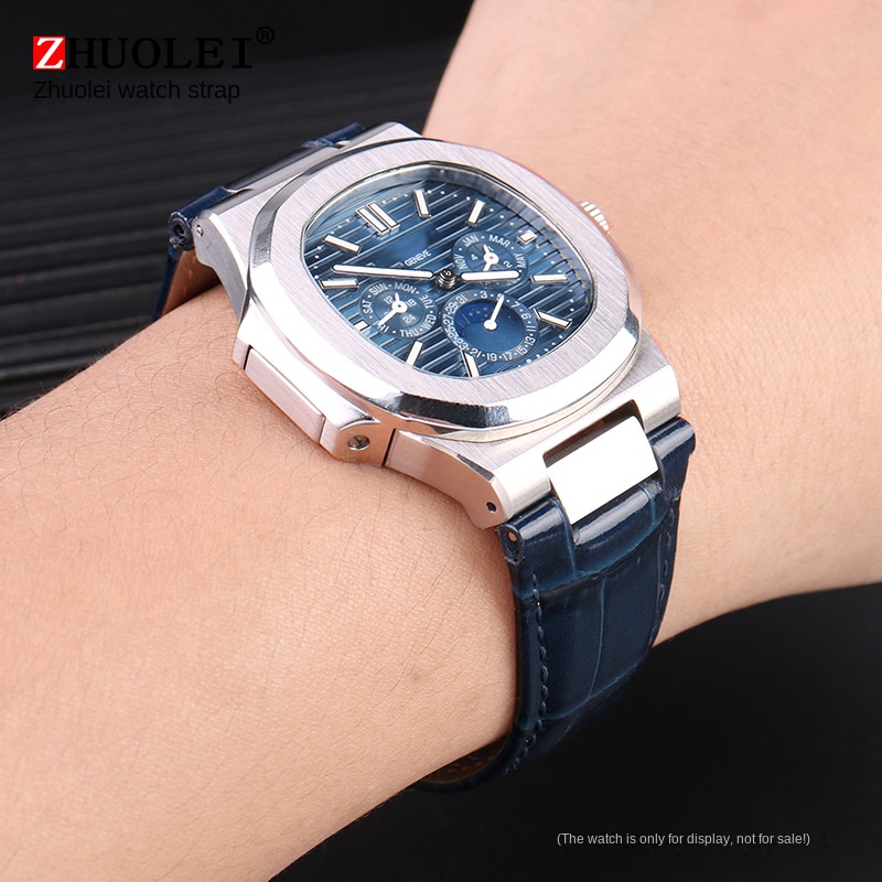 Pulseira de relógio de couro g - Patek Philippe Watch Nautilus avaliação e preço