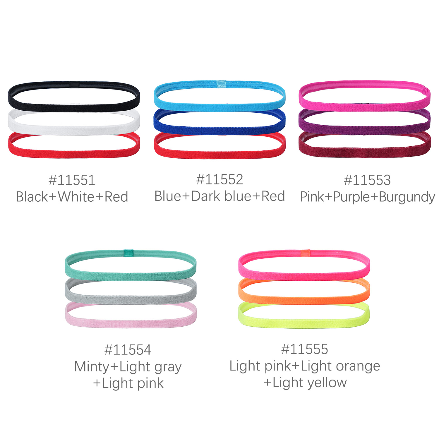3 pçs antiderrapante esportes  - Silicone Band Women avaliação e preço
