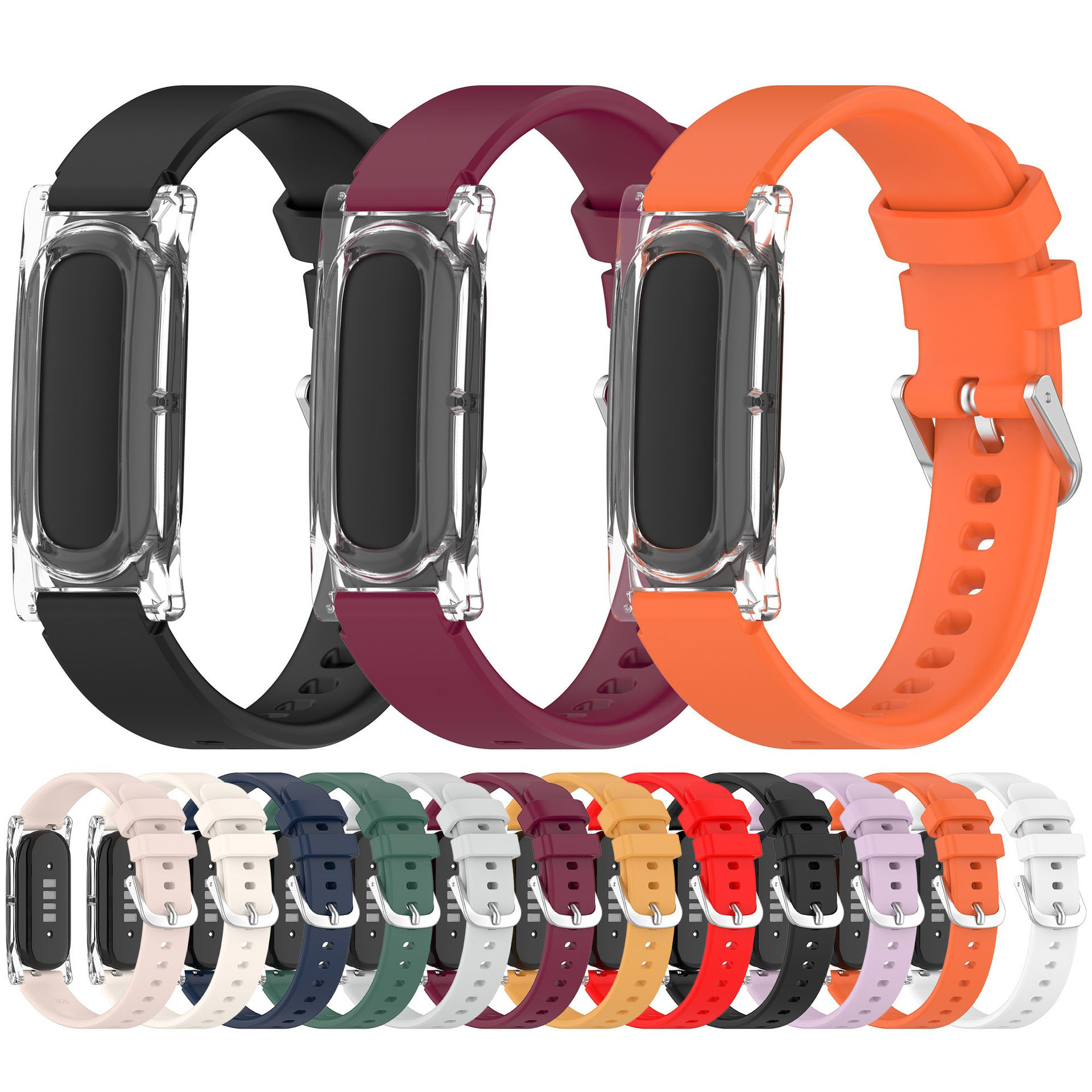 Pulseira de silicone compatíve - Silicone Band Women avaliação e preço