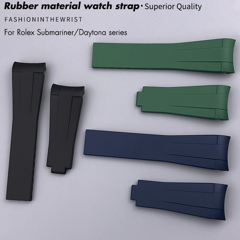 Pulseira de borracha de 18mm 1 - Rolex Watch Submariner avaliação e preço