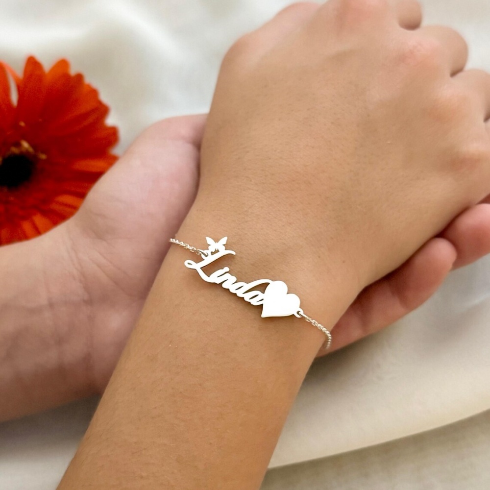 Pulseiras personalizadas com n - Butterfly Clasp Deployant avaliação e preço