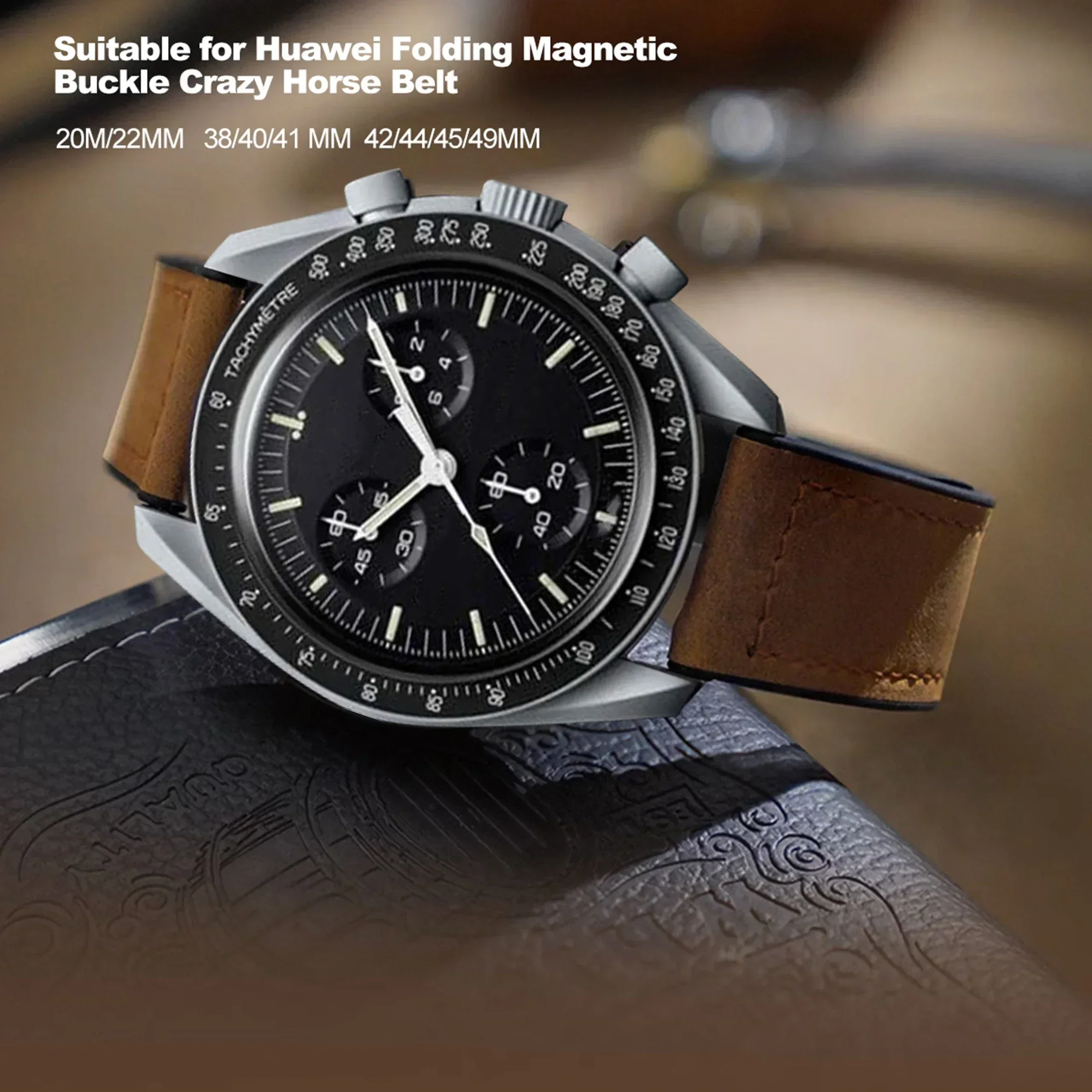 Pulseira de relógio de couro d - Omega Watch Constellation avaliação e preço